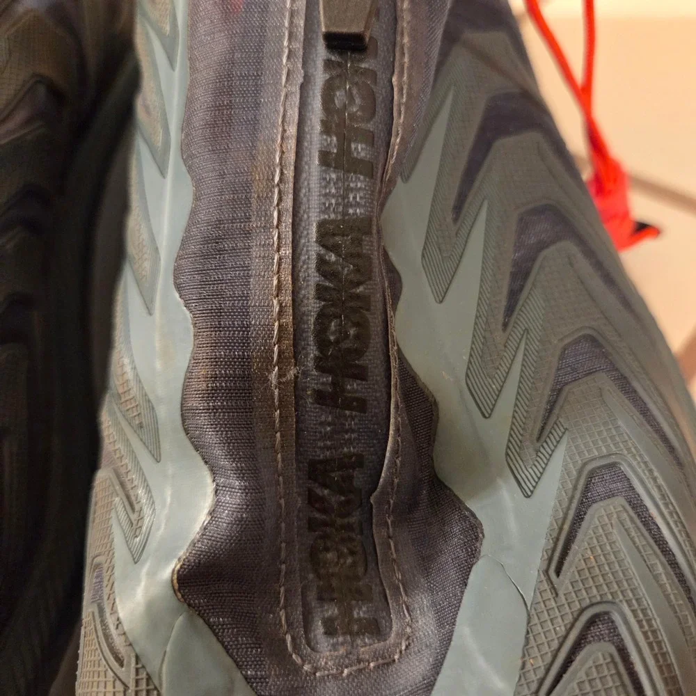 Hoka One One Project Clifton Goblin Blue Black Sneakers 1127924-GRBC Mens 7.5